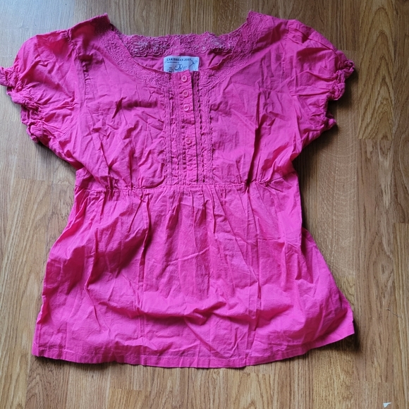 Caribbean Joe Tops - Caribbean Joe Blouse L